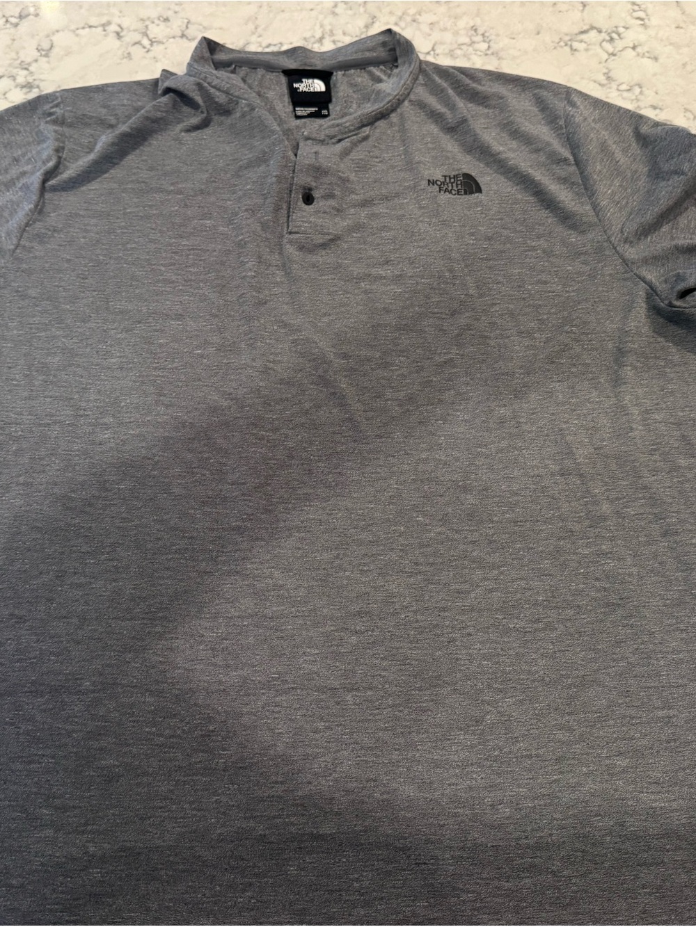 The North Face Men’s Heather Gray Henley Shirt